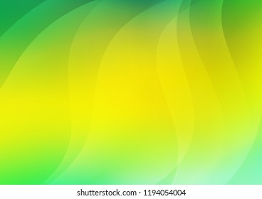 Light Green, Yellow vector pattern with narrow lines. Blurred decorative design in simple style with lines. Best design for your ad, poster, banner.