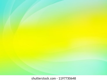 Light Green, Yellow vector pattern with liquid shapes. Brand new colored illustration in marble style with gradient. The template for cell phone backgrounds.