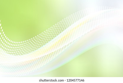Light Green, Yellow vector pattern with spheres, triangles. Modern abstract colorful illustration with spheres and lines. Design for poster, banner of websites.