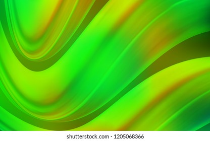 Light Green, Yellow vector pattern with lamp shapes. A sample with blurred bubble shapes. The best blurred design for your business.