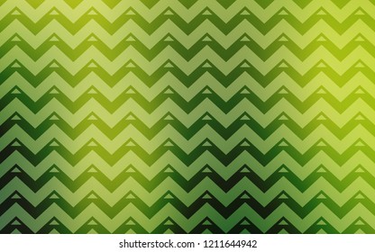 Light Green, Yellow vector pattern with polygonal style. Abstract gradient illustration with triangles, lines. Best design for poster, banner.