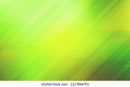 Light Green, Yellow vector pattern with sharp lines. Modern geometrical abstract illustration with Lines. Smart design for your business advert.