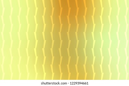 Light Green, Yellow vector pattern with sharp lines. Blurred decorative design in simple style with lines. The pattern for ad, booklets, leaflets.