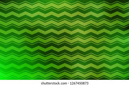 Light Green, Yellow vector pattern with sharp lines. Modern geometrical abstract illustration with Lines. Pattern for ad, booklets, leaflets.