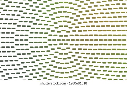 Light Green, Yellow vector pattern with narrow lines. Blurred decorative design in simple style with lines. Pattern for ads, posters, banners.