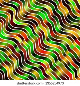 Light Green, Yellow vector pattern with lines. Gradient illustration in simple style with bows. Smart design for your promotions.