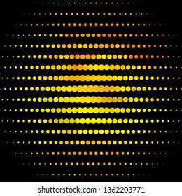 Light Green, Yellow vector pattern with circles. Abstract illustration with colorful spots in nature style. Pattern for booklets, leaflets.