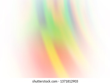 Light Green, Yellow vector pattern with lines, ovals. Colorful abstract illustration with gradient lines. A completely new template for your business design.