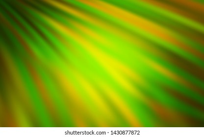 Light Green, Yellow vector pattern with sharp lines. Colorful shining illustration with lines on abstract template. Template for your beautiful backgrounds.