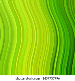 Light Green, Yellow vector pattern with curved lines. Gradient illustration in simple style with bows. Smart design for your promotions.