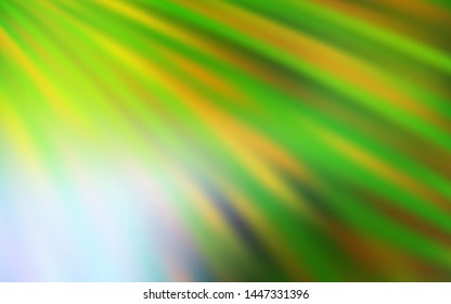 Light Green, Yellow vector pattern with sharp lines. Modern geometrical abstract illustration with Lines. Pattern for ad, booklets, leaflets.