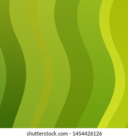Light Green, Yellow vector pattern with wry lines. Colorful illustration with curved lines. Best design for your posters, banners.