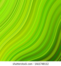 Light Green, Yellow vector pattern with lines. Gradient illustration in simple style with bows. Pattern for websites, landing pages.