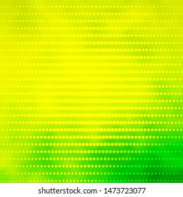 Light Green, Yellow vector pattern with circles. Abstract illustration with colorful spots in nature style. Design for your commercials.