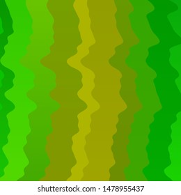 Light Green, Yellow vector pattern with curves. Abstract gradient illustration with wry lines. Pattern for commercials, ads.