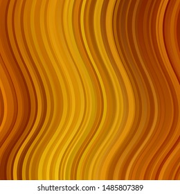 Light Green, Yellow vector pattern with wry lines. Bright illustration with gradient circular arcs. Template for your UI design.