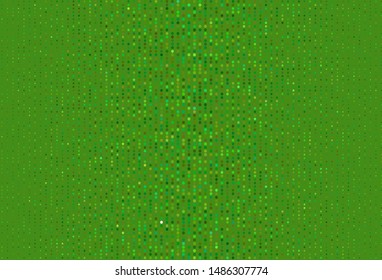 Light Green, Yellow vector pattern with spheres. Blurred bubbles on abstract background with colorful gradient. Design for poster, banner of websites.