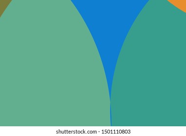 Light Green, Yellow vector pattern with bent ribbons. Glitter abstract illustration with wry lines. Brand new design for your ads, poster, banner.