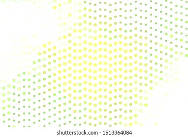 Light Green, Yellow vector pattern with lines. A circumflex abstract illustration with gradient. A completely new template for your design.