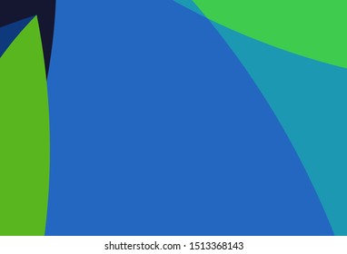 Light Green, Yellow vector pattern with lines, ovals. An elegant bright illustration with gradient. A completely new marble design for your business.