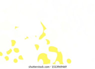 Light Green, Yellow vector pattern with random forms. Illustration with colorful gradient shapes in abstract style. Best smart design for your business.