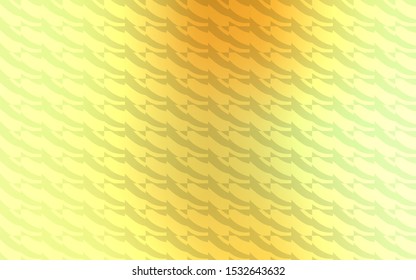 Light Green, Yellow vector pattern with sharp lines. Glitter abstract illustration with colorful sticks. Template for your beautiful backgrounds.