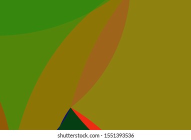 Light Green, Yellow vector pattern with lamp shapes. Geometric illustration in marble style with gradient.  Brand new design for your ads, poster, banner.