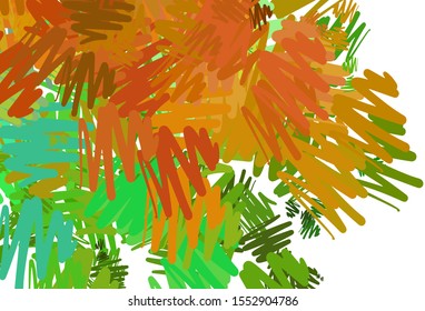 Light Green, Yellow vector pattern with sharp lines. Modern geometrical abstract illustration with Lines. Template for your beautiful backgrounds.