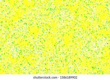 Light Green, Yellow vector pattern with random forms. Illustration with colorful gradient shapes in abstract style. Simple design for your web site.