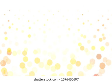 Light Green, Yellow vector pattern with spheres. Modern abstract illustration with colorful water drops. Pattern for beautiful websites.
