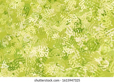 Light Green, Yellow vector pattern with random forms. Simple colorful illustration with abstract gradient shapes. Background for a cell phone.