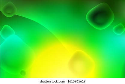Light Green, Yellow vector pattern with bent lines. An elegant bright illustration with gradient. The elegant pattern for brand book.