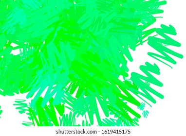Light Green, Yellow vector pattern with sharp lines. Shining colored illustration with sharp stripes. Pattern for ads, posters, banners.