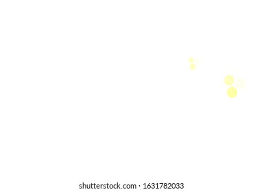 Light Green, Yellow vector pattern with spheres. Modern abstract illustration with colorful water drops. Pattern for textures of wallpapers.