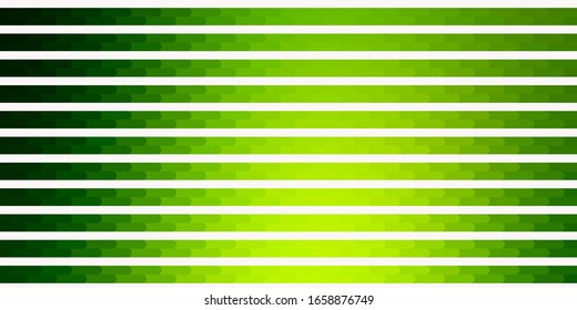 Light Green, Yellow vector pattern with lines. Geometric abstract illustration with blurred lines. Template for your UI design.