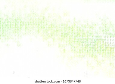 Light Green, Yellow vector pattern with spheres. Glitter abstract illustration with blurred drops of rain. Pattern for beautiful websites.