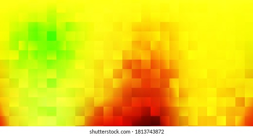 Light green, yellow vector pattern with abstract shapes. Colorful abstract forms with gradient in simple style. Smart design for your business.