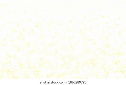 Light Green, Yellow vector pattern with artificial intelligence network. Abstract illustration with links and dots of AI. Smart design for promotion of bid data.