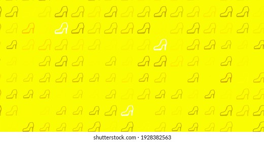 Light green, yellow vector pattern with feminism elements. Illustration with signs of women's strength and power. Best design to show the power of women.