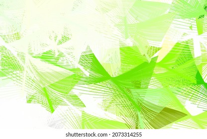 Light Green, Yellow vector pattern with random forms. Modern abstract illustration with colorful random forms. Simple design for your web site.