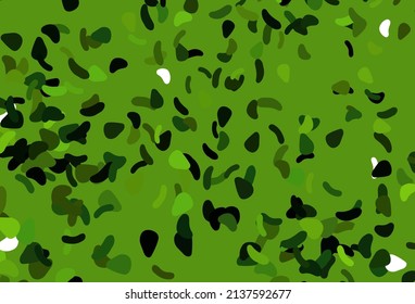 Light Green, Yellow vector pattern with chaotic shapes. Simple colorful illustration with abstract gradient shapes. Elegant design for wallpapers.