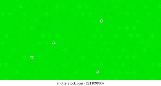 Light green, yellow vector pattern with coronavirus elements. Colorful abstract illustration with gradient medical shapes. Best design for quarantine events.