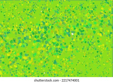 Light Green, Yellow vector pattern with lamp shapes. Creative illustration in halftone marble style with gradient. Marble style for your business design.