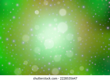 Light Green, Yellow vector pattern in Christmas style. A Smart Illustration with gradient Christmas elements. Smart design for promotion of university.