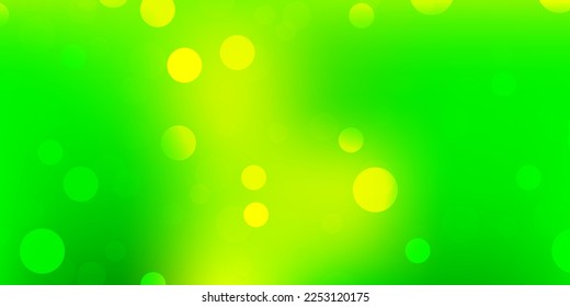 Light green, yellow vector pattern with abstract shapes. Simple design in abstract style with gradient forms. Simple illustration for your web site.