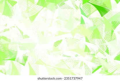 Light Green, Yellow vector pattern with random forms. Illustration with colorful gradient shapes in abstract style. Elegant design for wallpapers.
