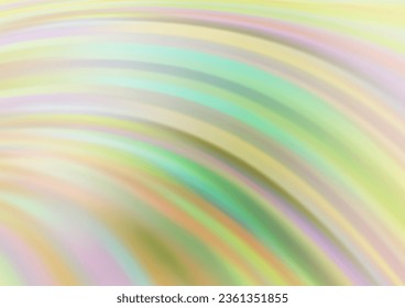 Light Green, Yellow vector pattern with liquid shapes. An elegant bright illustration with gradient. The elegant pattern for brand book.