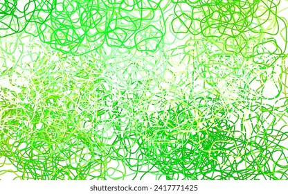 Light Green, Yellow vector pattern with random forms. Colorful chaotic forms with gradient in modern style. Elegant design for wallpapers.