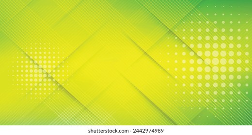 Light Green, Yellow vector pattern with rounded lines, dots. Shining colored illustration with rounded stripes, dots. The pattern can be used for websites.