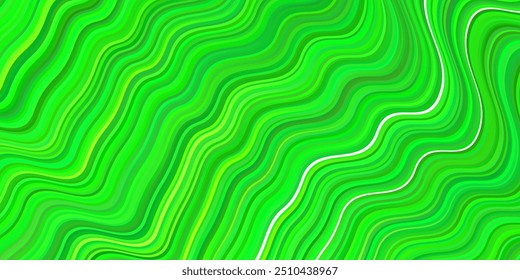 Light Green, Yellow vector pattern with lines. An elegant bright illustration with gradient. The best colorful design for your business.